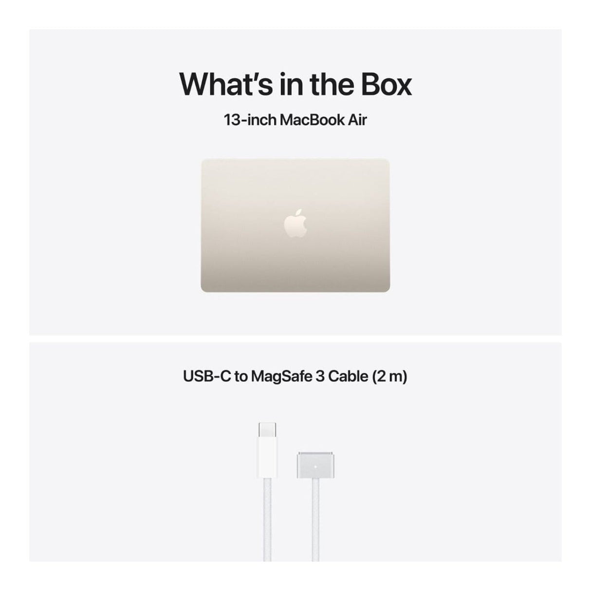 Apple MacBook Air 13.6-inch Retina Laptop - Apple M5 512GB SSD 16GB RAM macOS Starlight