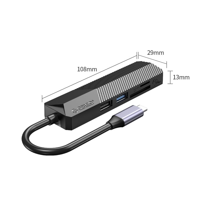 Orico 5-Port USB-C Multifunctional Hub Black MDK-5P-BK-BP