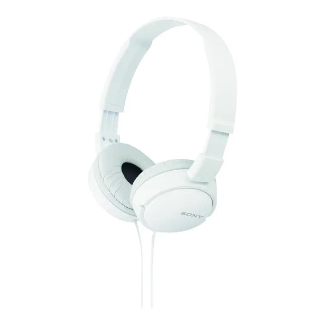 Sony MDR-ZX110 Foldable Wired On-Ear Headphones White MDR-ZX110/WCE