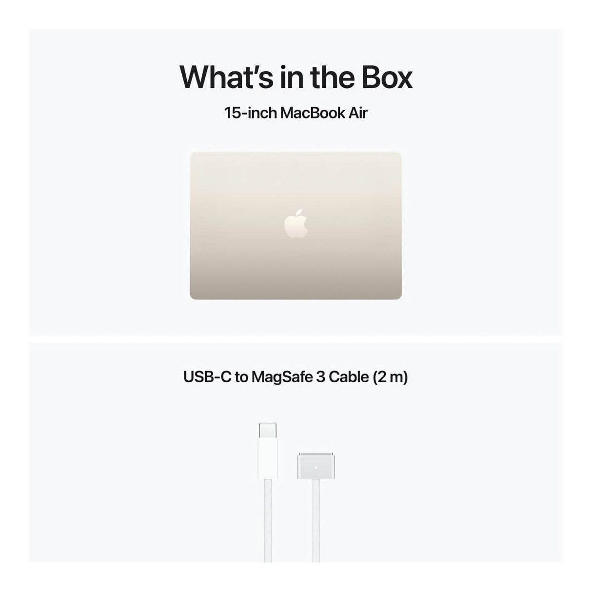 Apple MacBook Air 15.3-inch Retina Laptop - Apple M5 512GB SSD 16GB RAM macOS Starlight