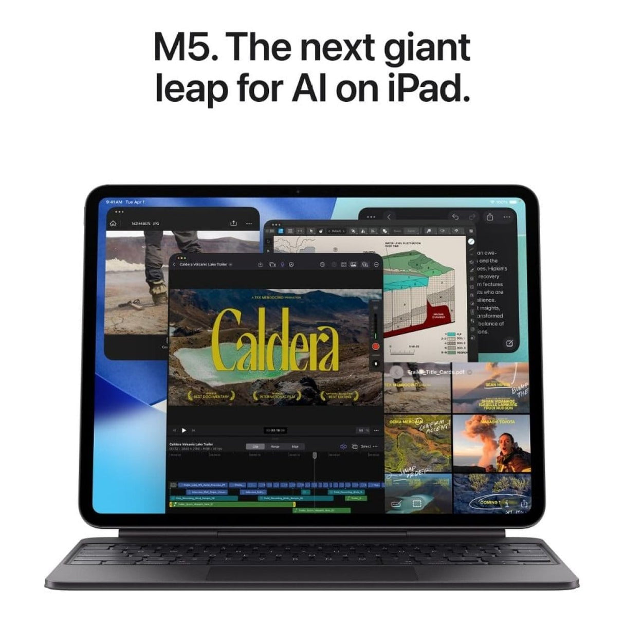 Apple iPad Pro 13-inch Tablet - Apple M5 1TB ROM 16GB RAM Wi-Fi iPadOS 26 Silver MDYP4QA/A