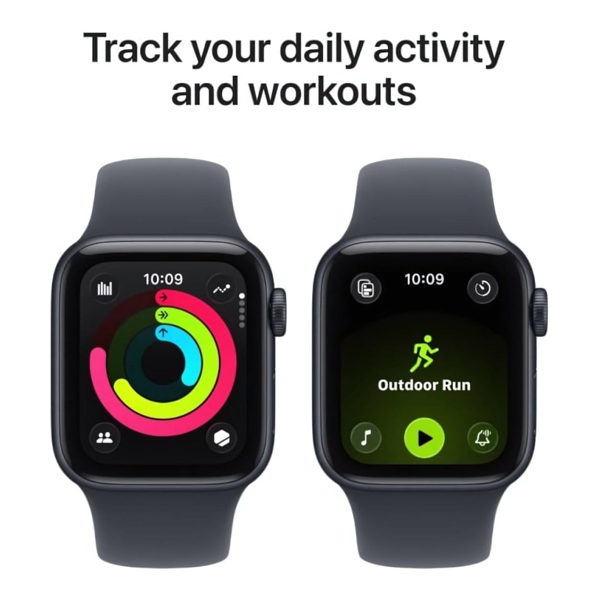 Apple Watch SE 3 GPS Cellular 40mm Midnight Aluminium Case with Midnight Sport Band S/M MEP94AF/A