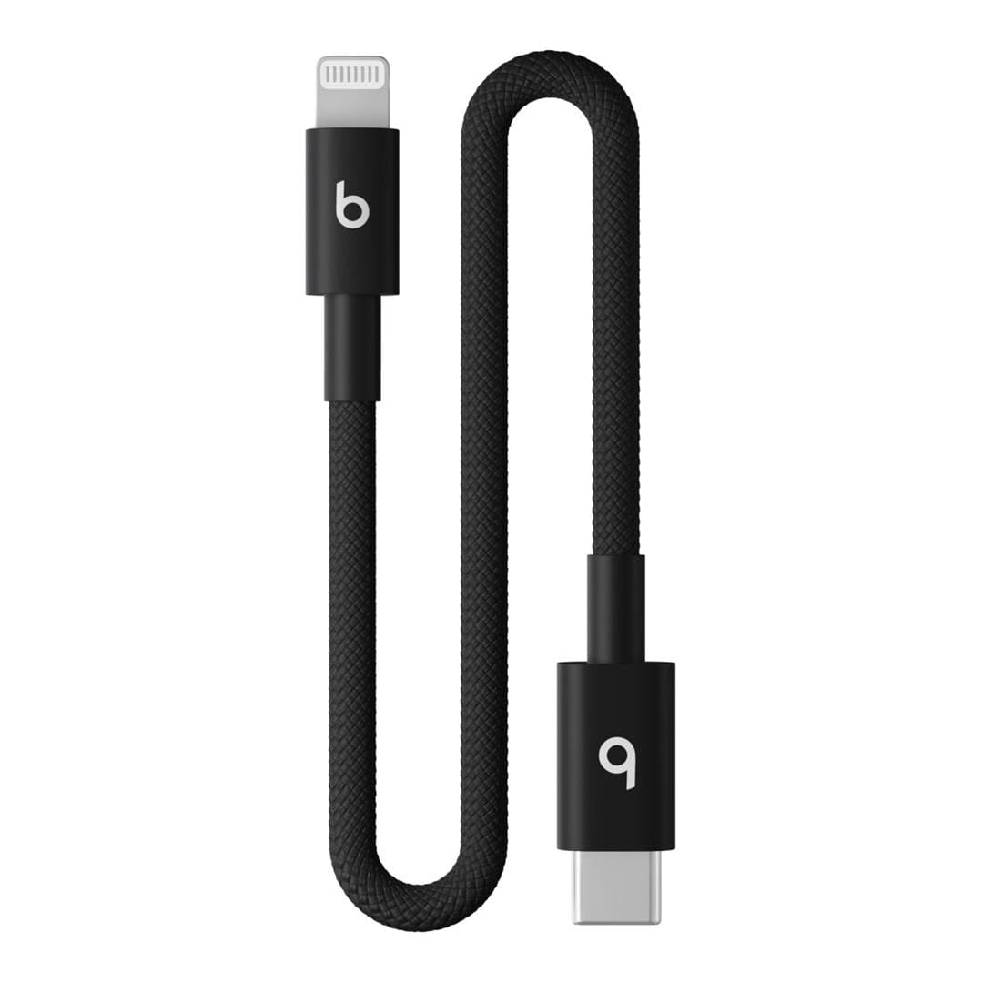 Beats Type-C to Lightning Woven Cable 20cm Black MEQM4EE/A