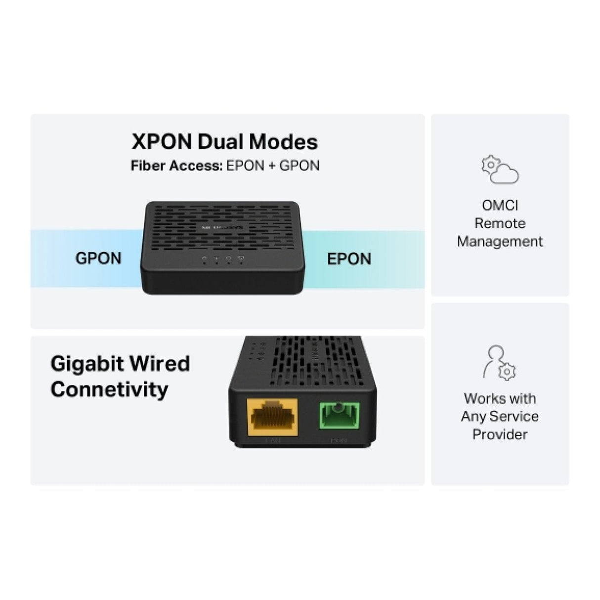Mercusys MF01G 1-port Gigabit XPON Terminal