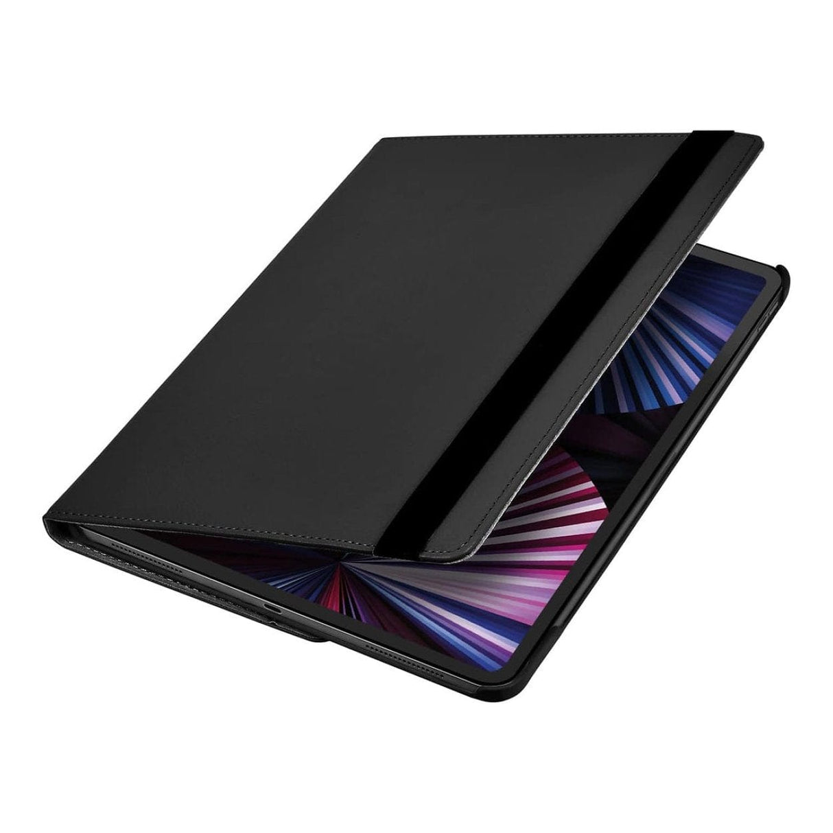 Tuff-Luv 360 Degree Rotating Folio Stand Case for iPad 10/11 Black MF2110