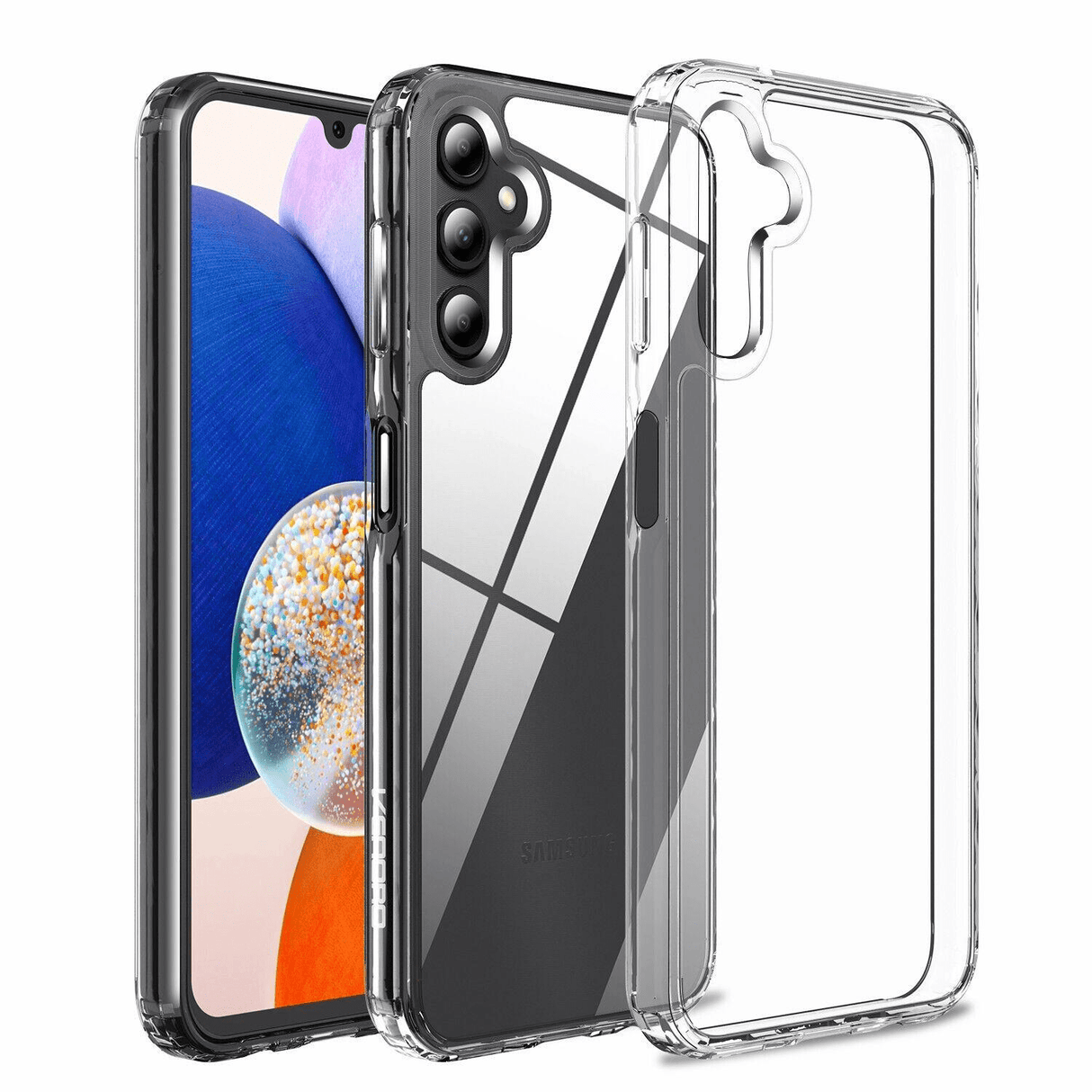 Tuff-Luv Hard Crystal Case for Samsung Galaxy A14 5G Clear MF2352