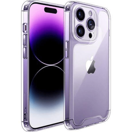 Tuff-Luv Hard Crystal Shell Case for Apple iPhone 15 Pro Max Clear MF2491