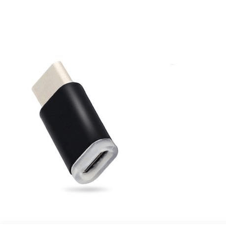 Tuff-Luv USB-C Female to USB-A Male Transmission and Charging Adapter Black MF2582