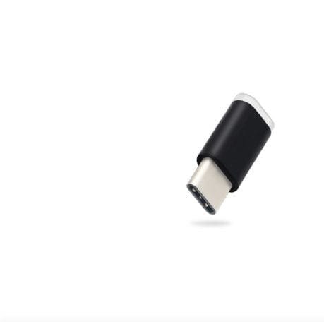 Tuff-Luv USB-C Female to USB-A Male Transmission and Charging Adapter Black MF2582