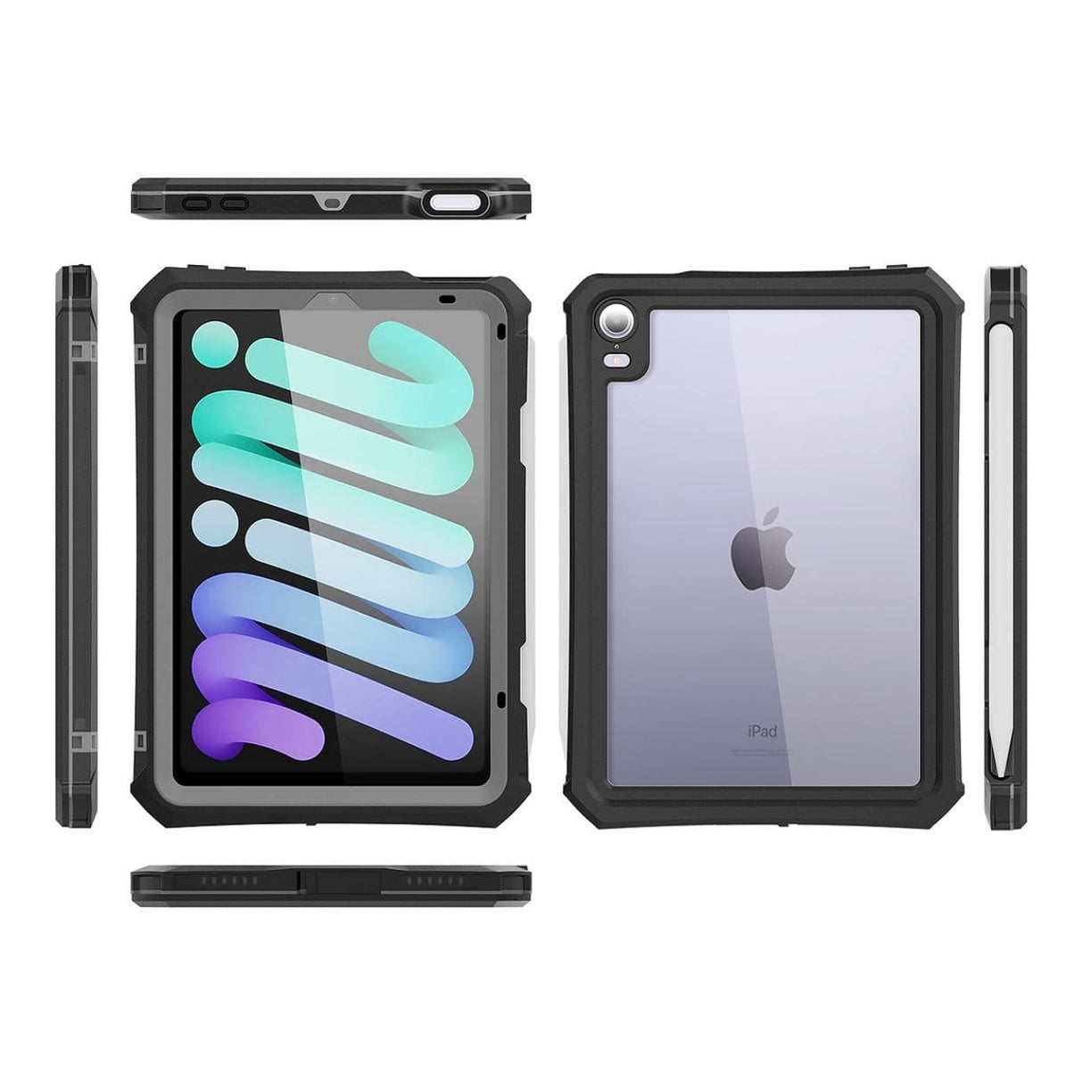 Tuff-Luv Rugged Armour IP68 Waterproof Case for Apple iPad Mini 6/7 MF2611