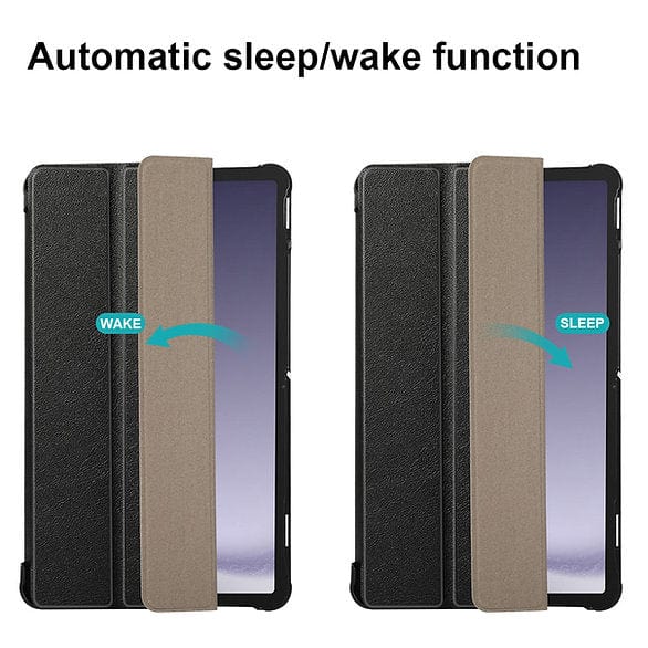 Tuff-Luv 10.9-inch Smart Case for Samsung Galaxy Tab S9 FE Black MF2648