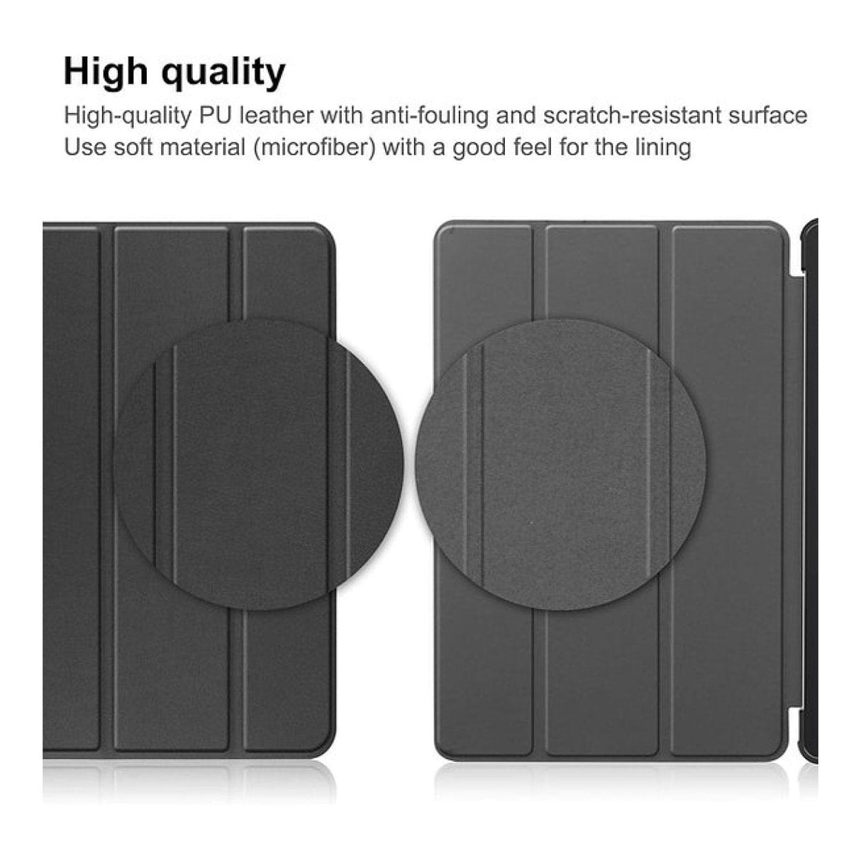 Tuff-Luv 10-inch Folio Smart Tablet Case for Huawei MatePad SE Black MF2656