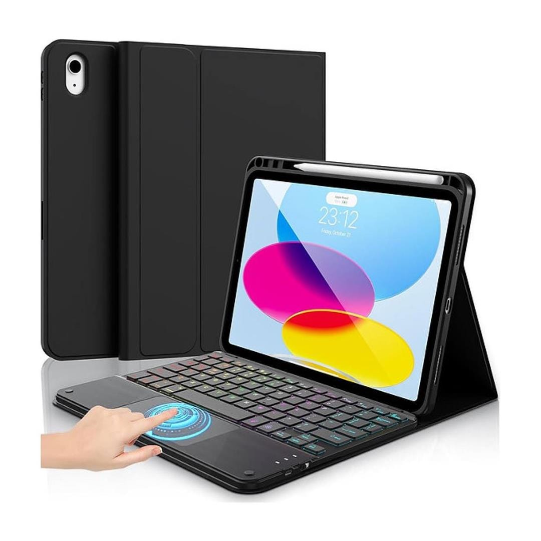 Tuff-Luv Bluetooth Folio Case and Keyboard with Trackpad MF2925