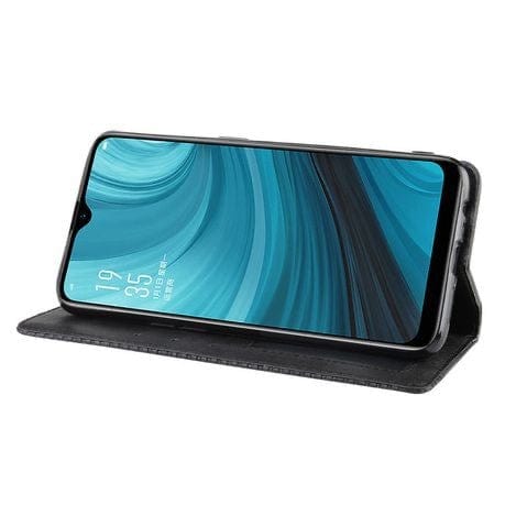 Tuff-Luv Essentials Booksytle Case for Samsung Galaxy A12 Black MF3459