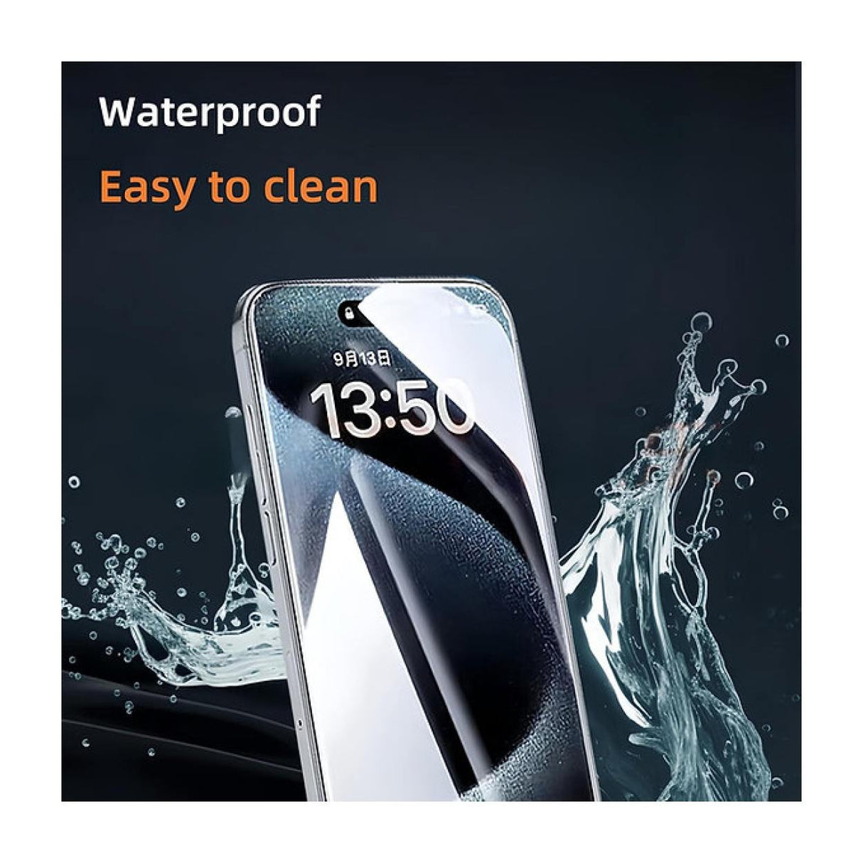 Tuff-Luv 2.5D Tempered Glass Screen Protector for Apple iPhone 16 Clear MF3666