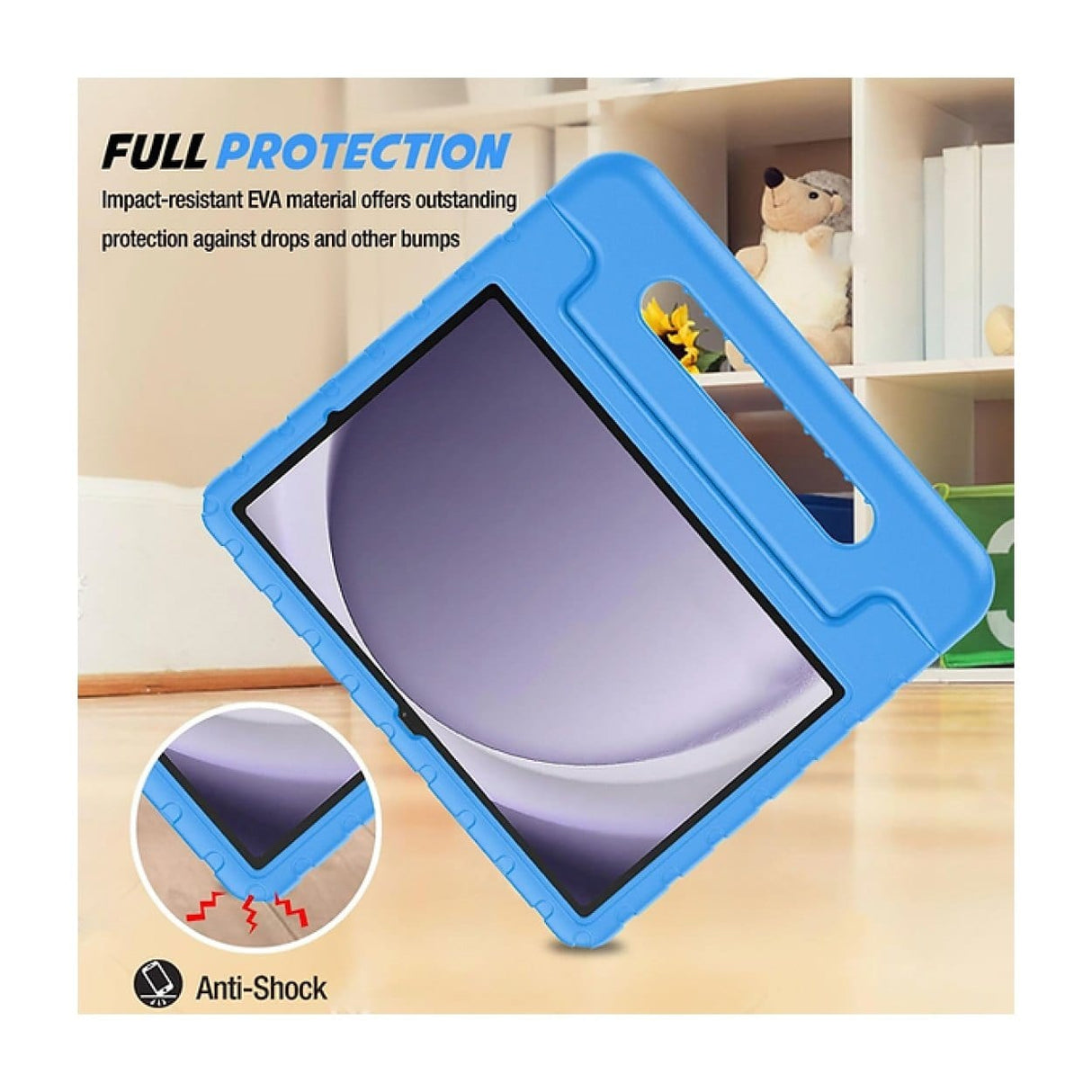 Tuff-Luv Rugged Case with Stand for Samsung Galaxy A9/11 Blue MF3715