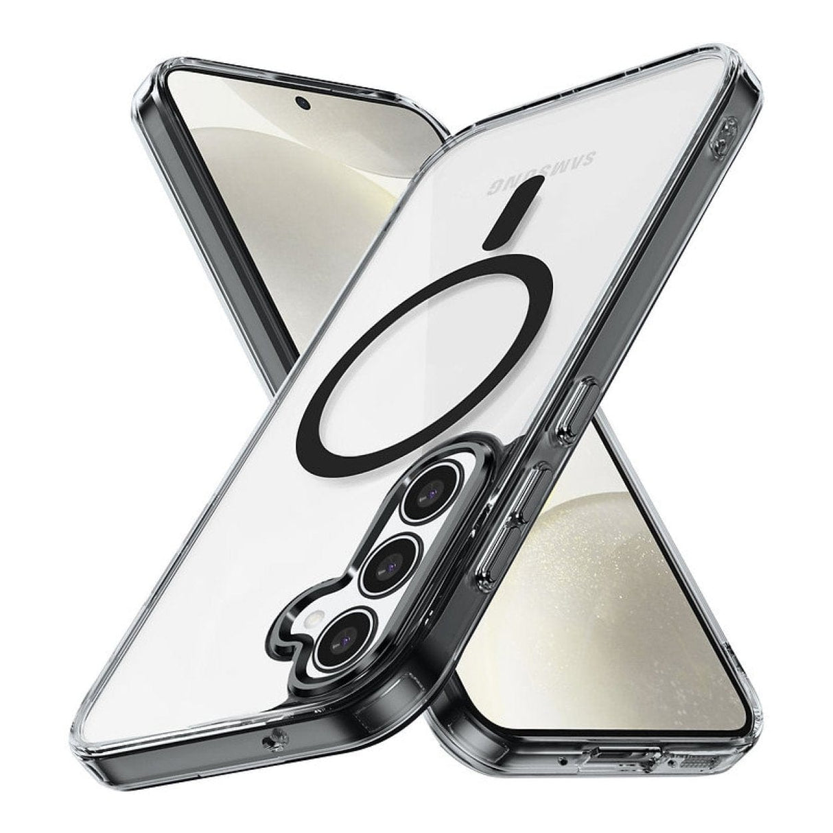 Tuff-Luv Magnetic Charging PC/TPU Shell Case for Samsung Galaxy S25+ MF3820