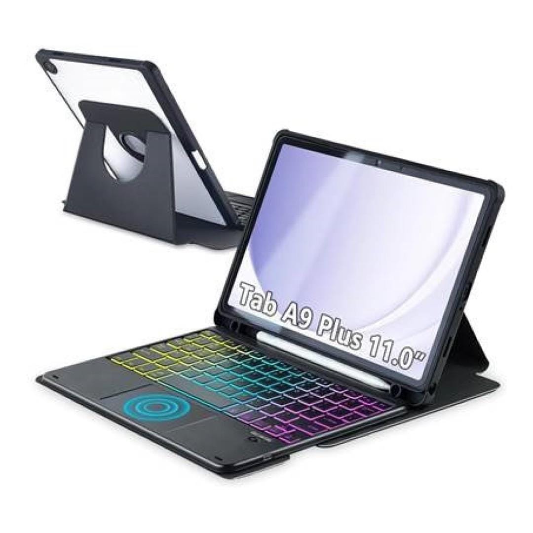 Tuff-Luv 11-inch Backlit Bluetooth Keyboard for Samsung Galaxy Tab A9+ MF3849