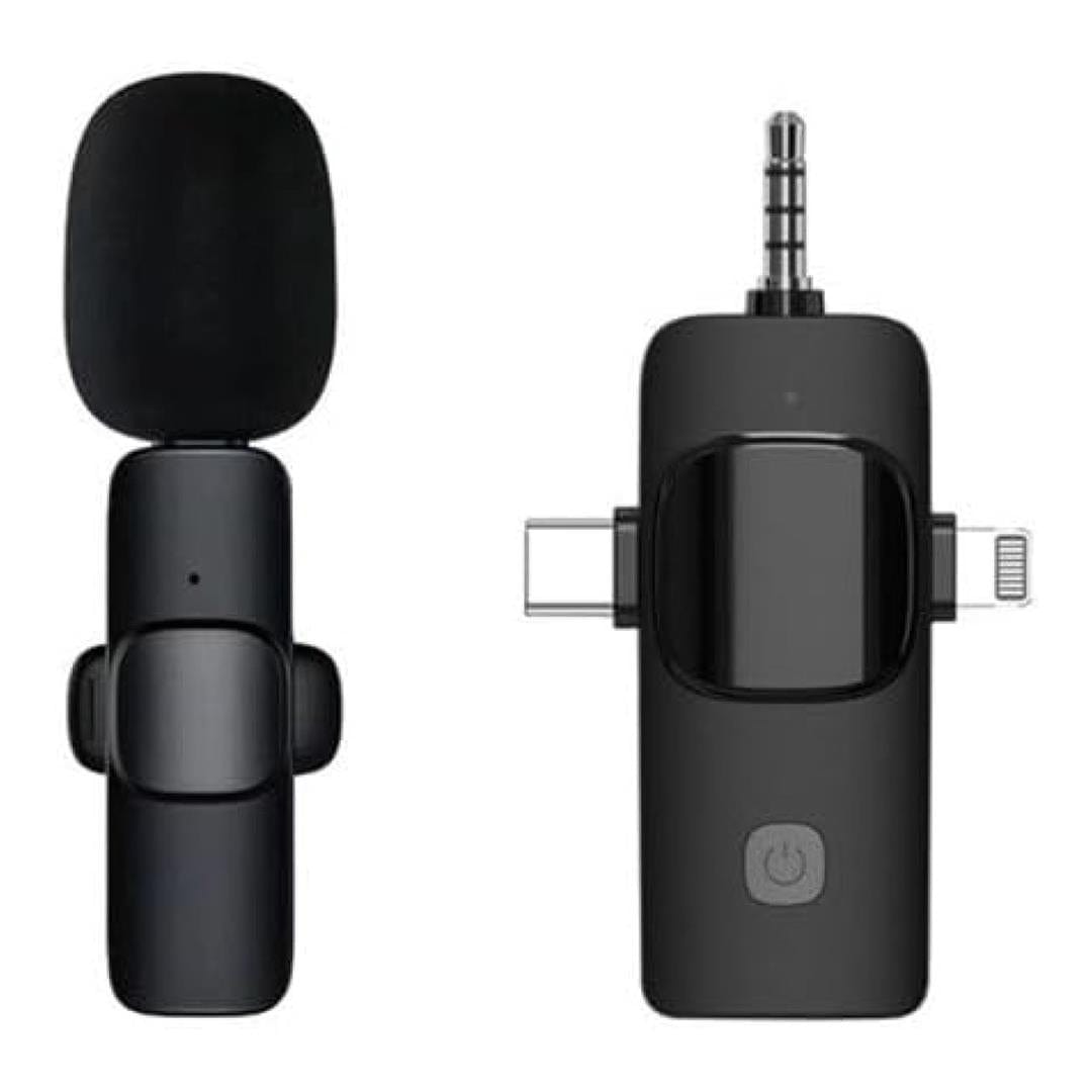 Tuff-Luv Wireless Lavalier Lapel Microphone for Vlogging and Streaming MF3857