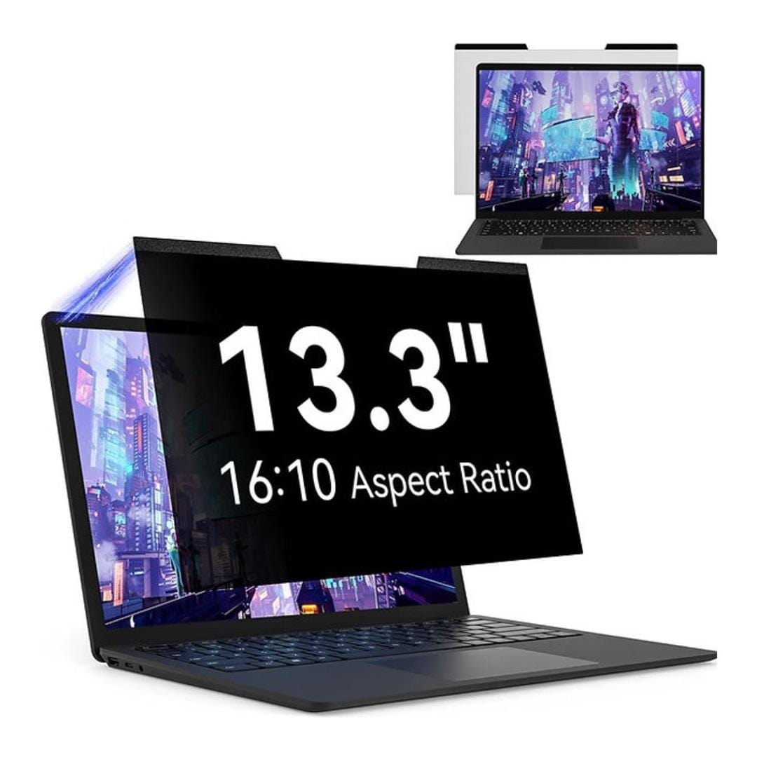 Tuff-Luv MF3956 13.3-inch Removable Magnetic Privacy Notebook Screen Protector