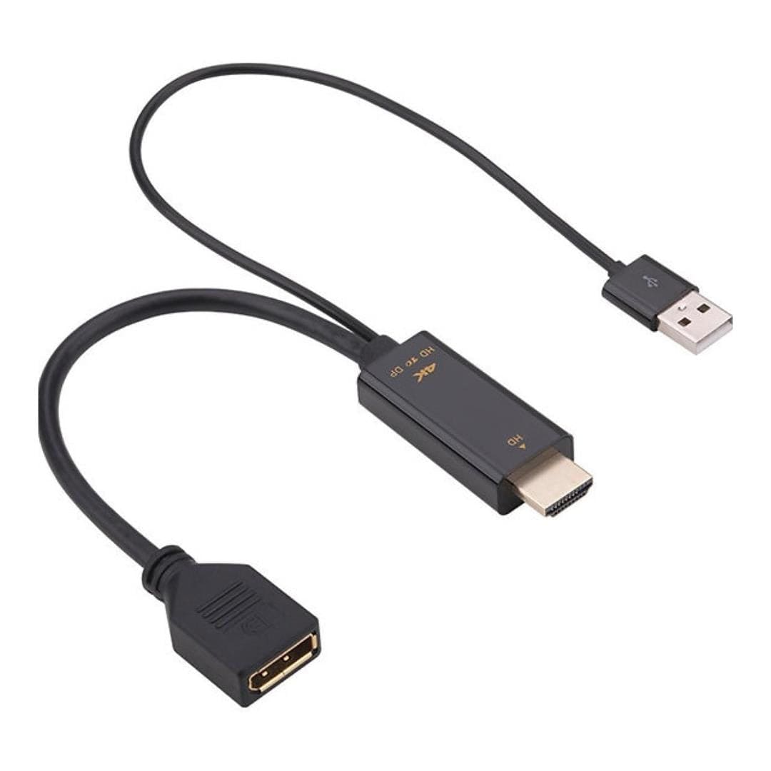 Tuff-Luv MF3960 HDMI to DisplayPort Adapter Cable Black