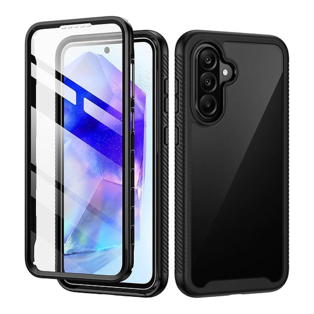 Tuff-Luv MF4003 Rugged Vault Case with Built-in Screen Protector for Samsung A26 Black