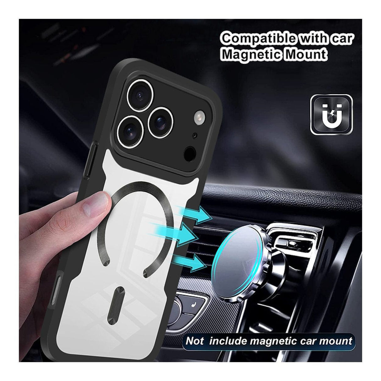 Tuff-Luv MagSafe Case with Built-in Screen Protector for iPhone 17 Pro Max MF4194