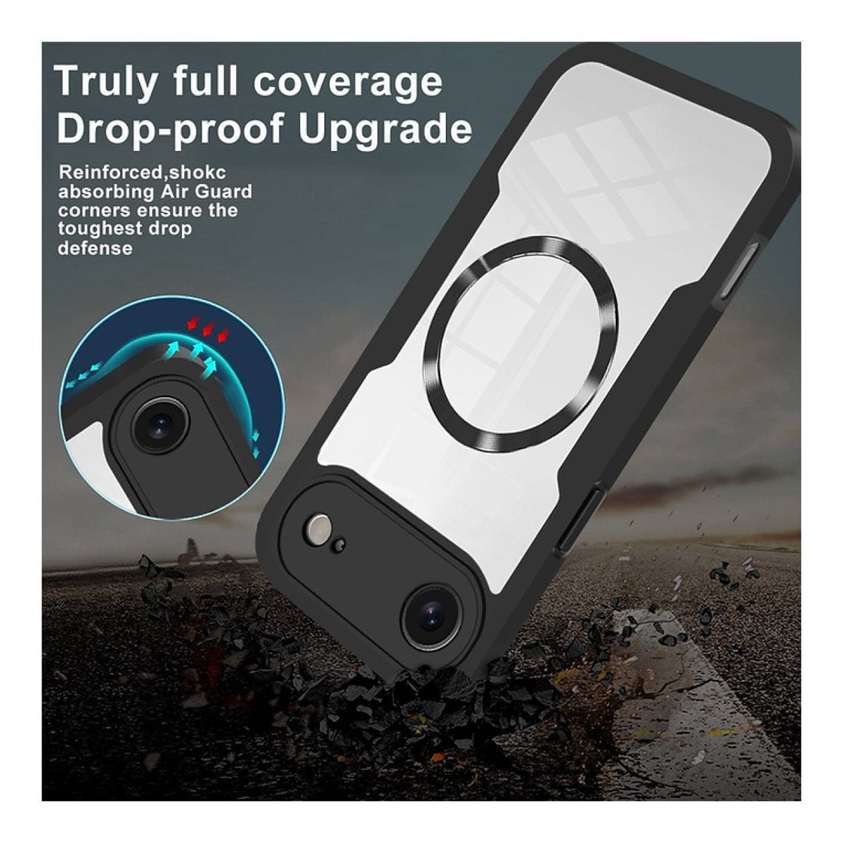 Tuff-Luv MagSafe Case with Built-in Screen Protector for iPhone 17 Air MF4195