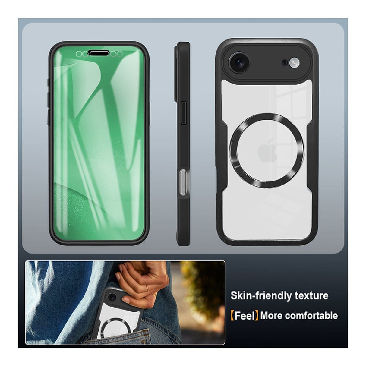 Tuff-Luv MagSafe Case with Built-in Screen Protector for iPhone 17 Air MF4195