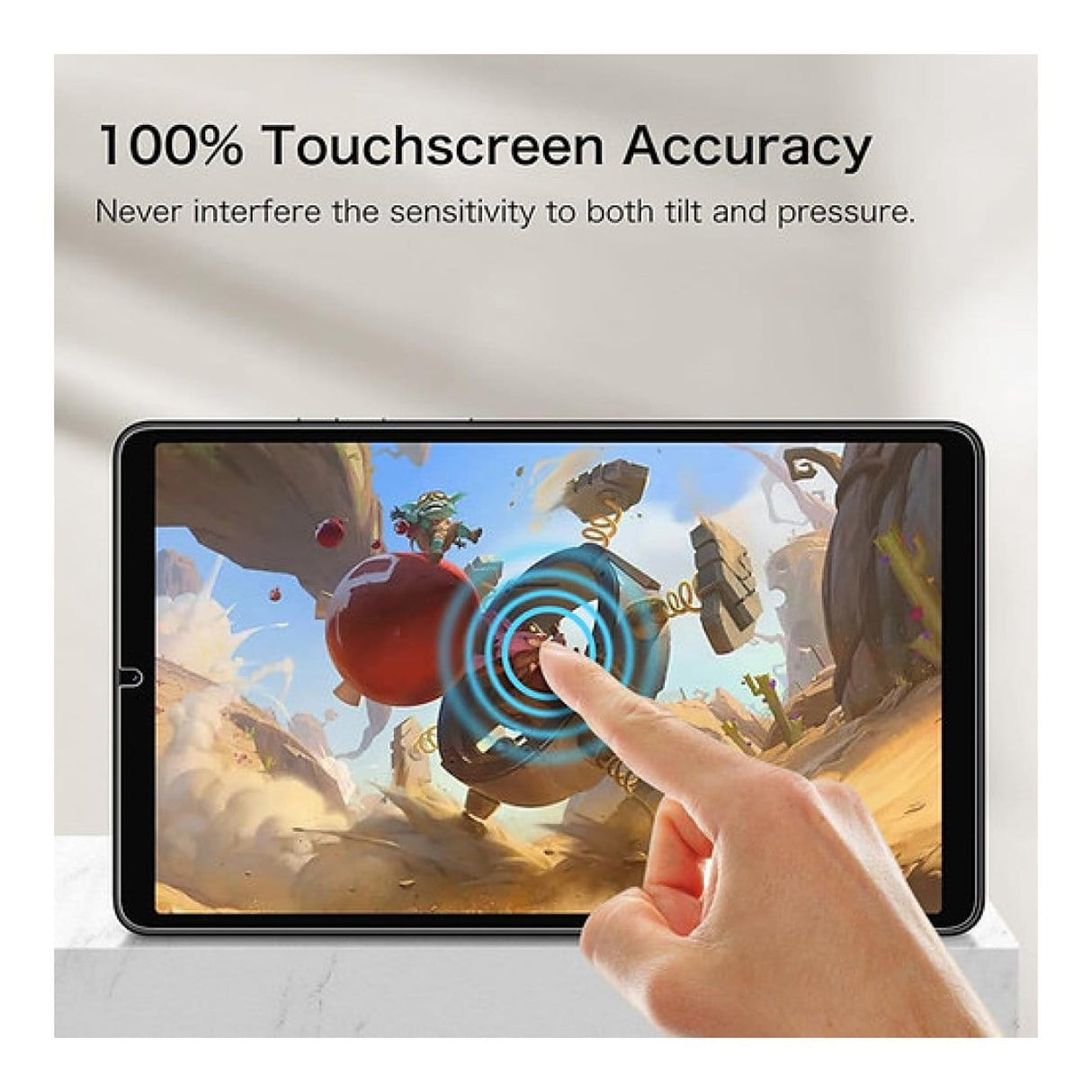 Tuff-Luv Tempered Glass Screen Protector for Galaxy Tab A11 SM-X133/X135 Clear MF4220