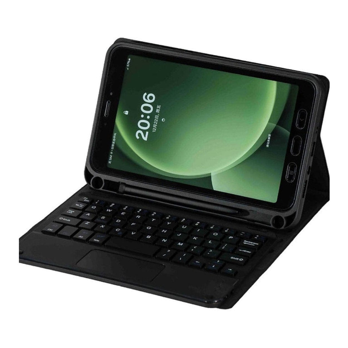 Tuff-Luv Backlit Keyboard Touchpad Case for Samsung Tab S11 Ultra Tablet SM-X936 Black MF4271