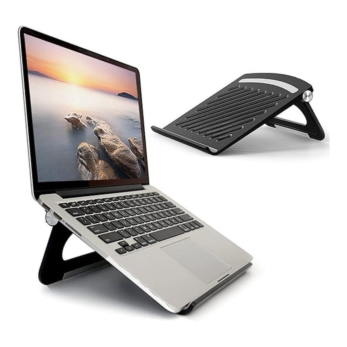 Tuff-Luv 17-inch Notebook Stand with Silicone Pads Black MF4363