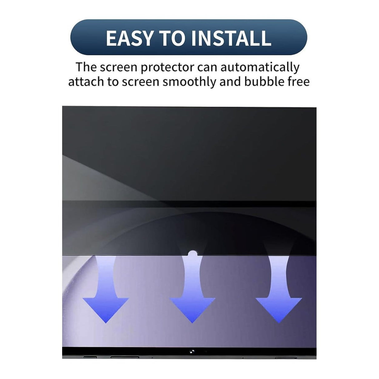 Tuff-Luv 11-inch 2-way Privacy Screen Protector for Samsung Galaxy Tab A11+ MF4381
