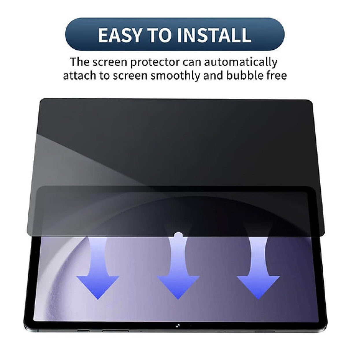 Tuff-Luv Privacy Tempered Glass Screen Compatible with Samsung Galaxy Tab S11 Ultra MF4390