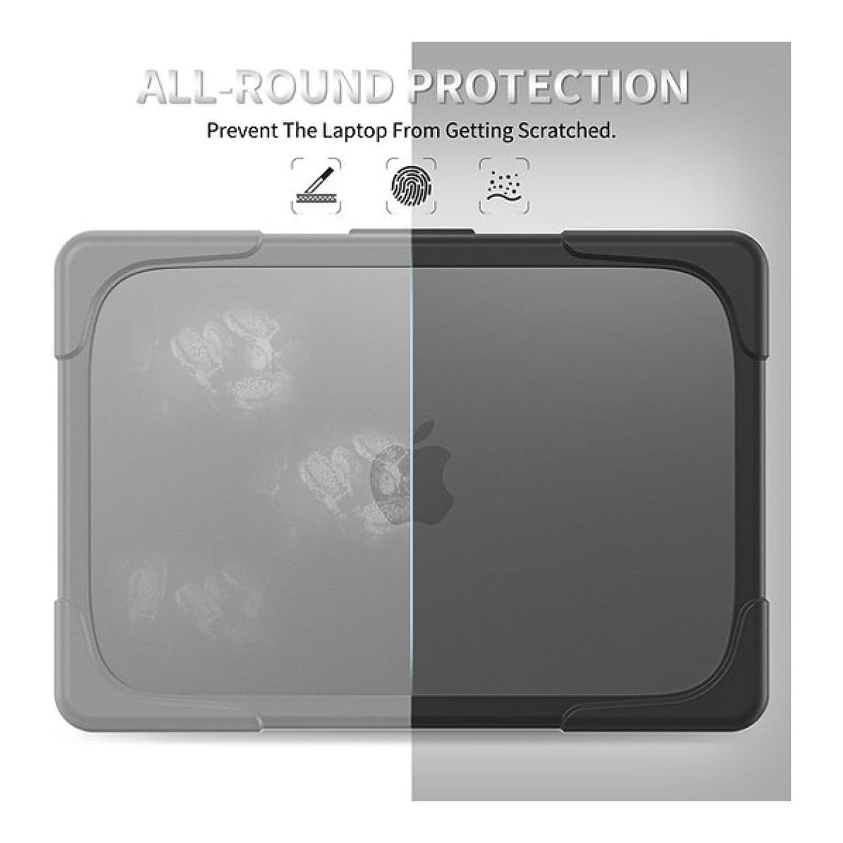 Tuff-Luv Rugged Neo Armour Protective Notebook Case with Stand Black MF4406