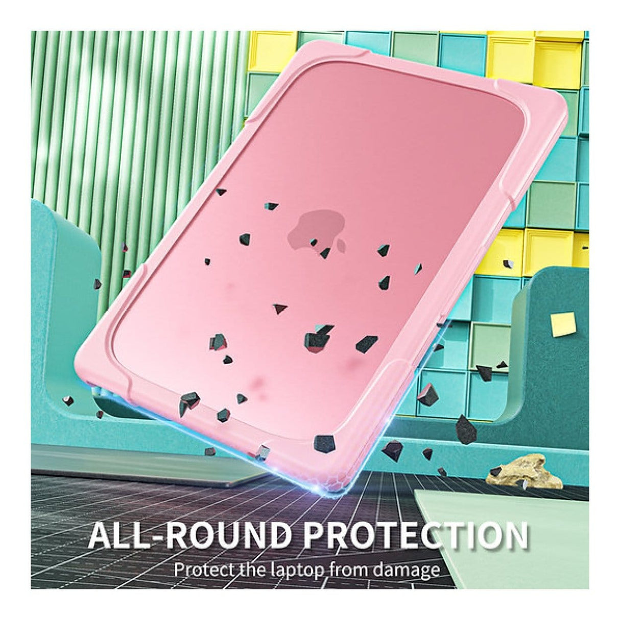 Tuff-Luv Rugged Neo Armour Protective Notebook Case with Stand Pink MF4408