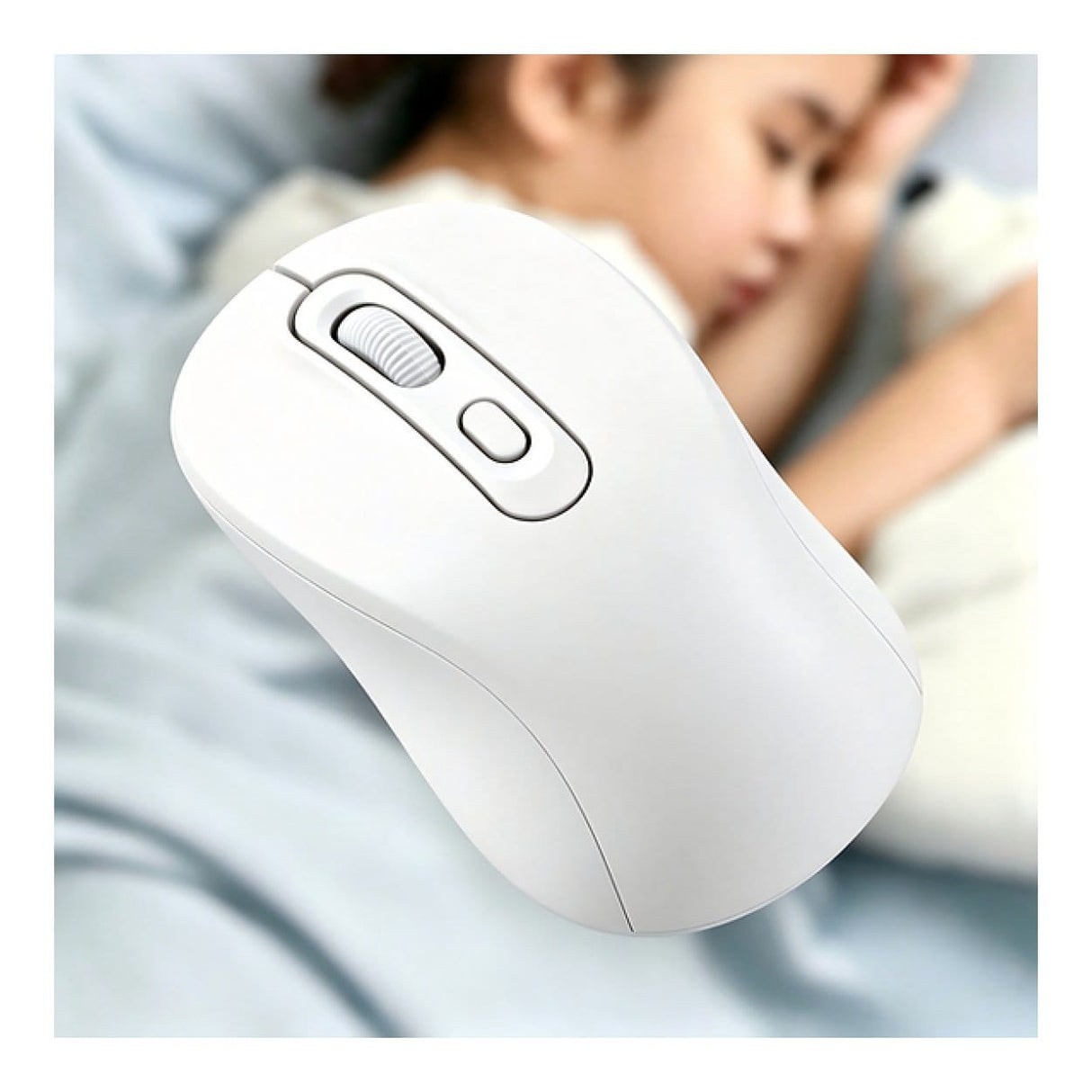 Tuff-Luv USB-C Rechargeable Bluetooth Mouse White MF4543