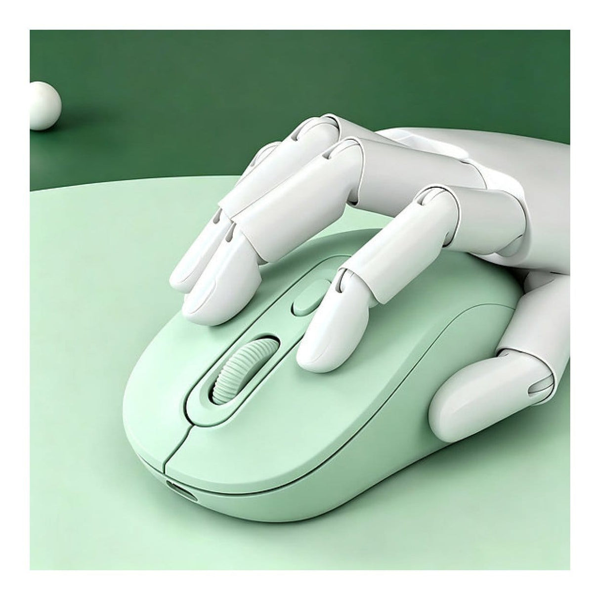 Tuff-Luv USB-C Rechargeable Bluetooth Mouse Lime Green MF4545