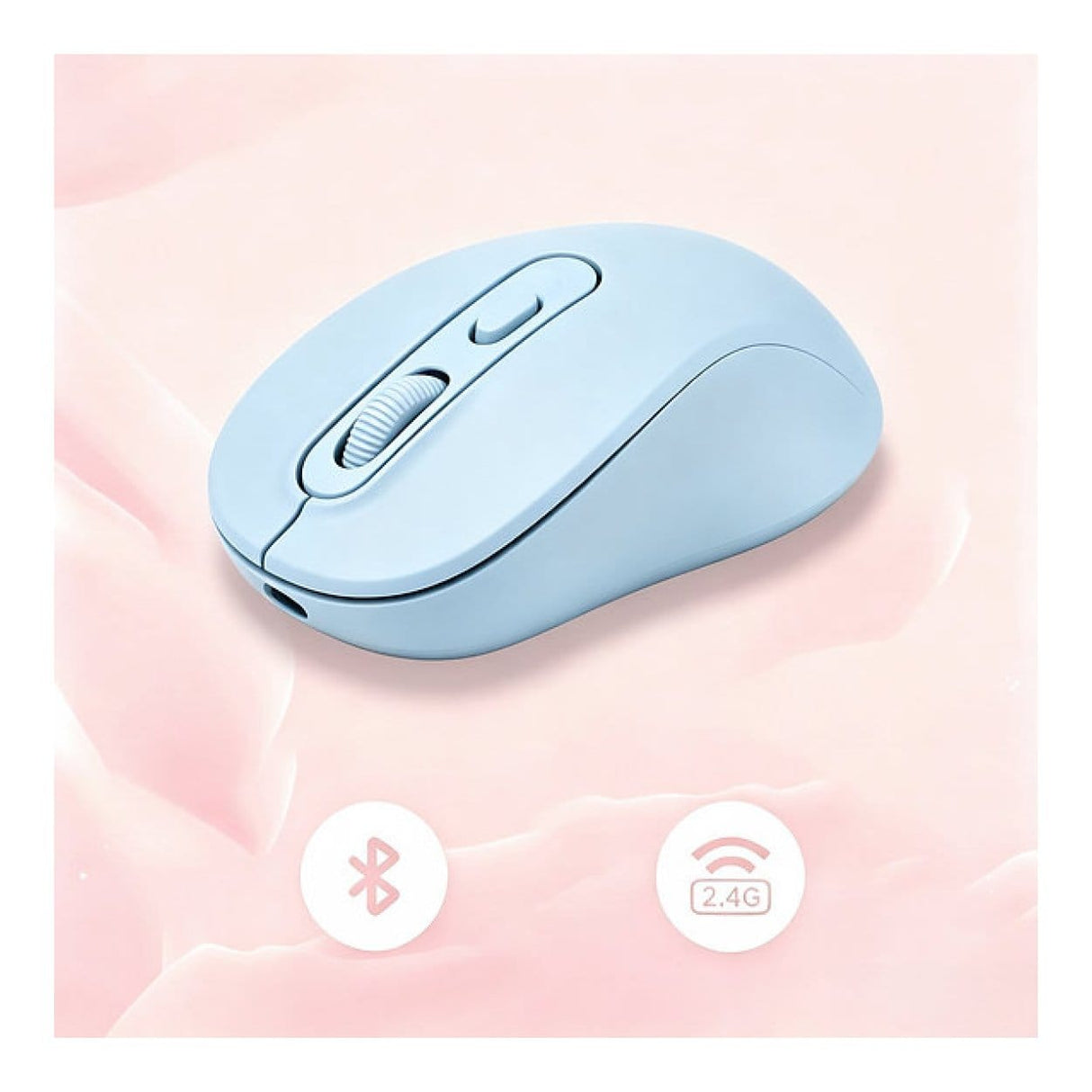 Tuff-Luv USB-C Rechargeable Bluetooth Mouse Powder Blue MF4546
