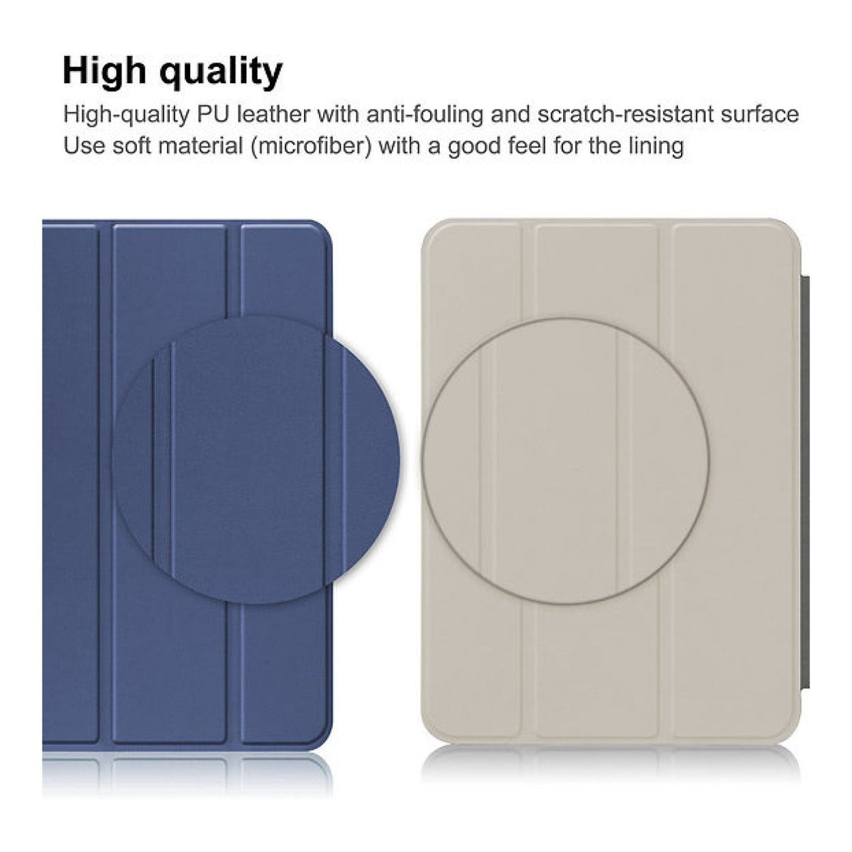 Tuff-Luv Essential Slim Folio Case for Apple iPad Air 11-inch M2/M3/M4 Navy Blue MF4579