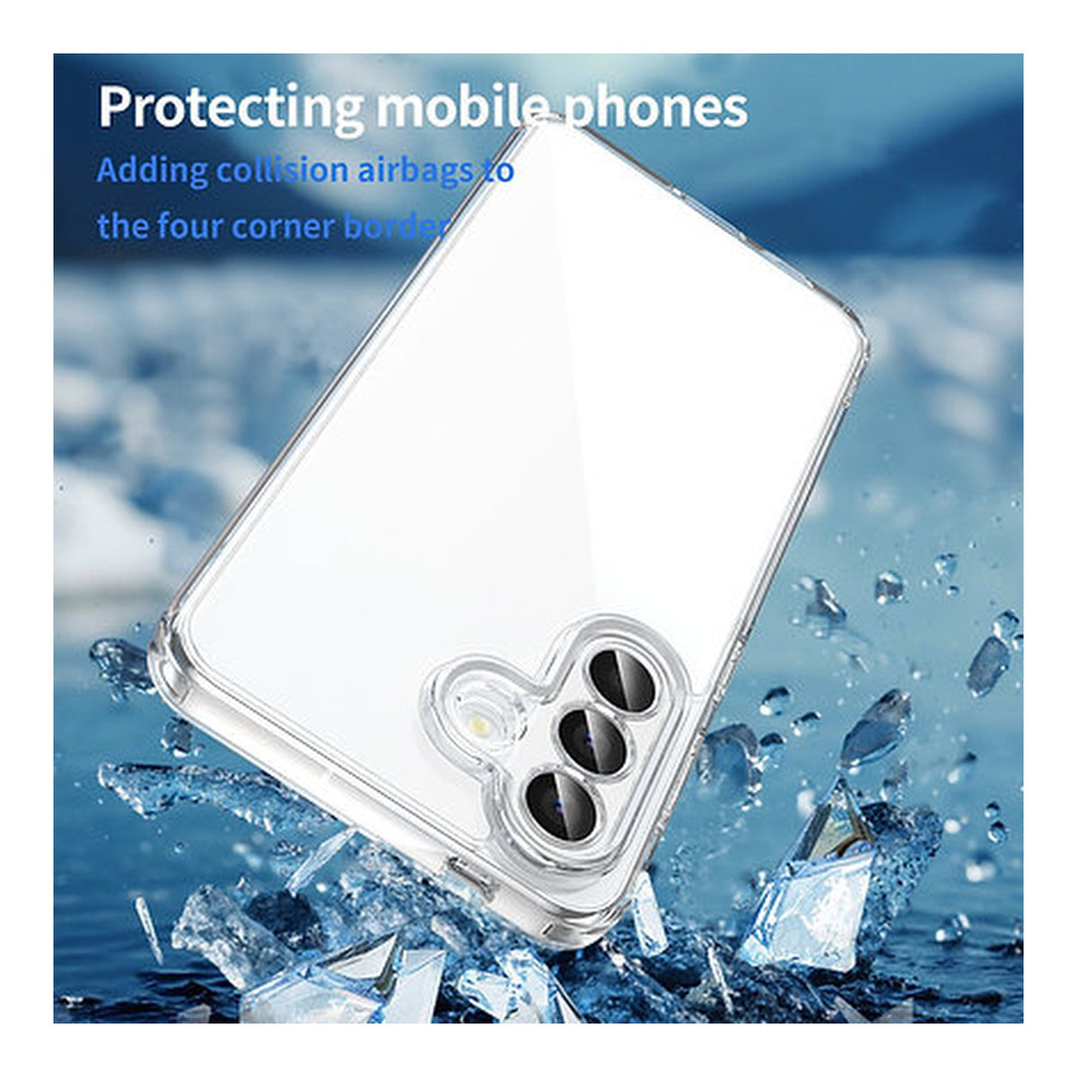 Tuff-Luv EdgeGuard Bumper Case for Samsung Galaxy A57 Clear MF4593