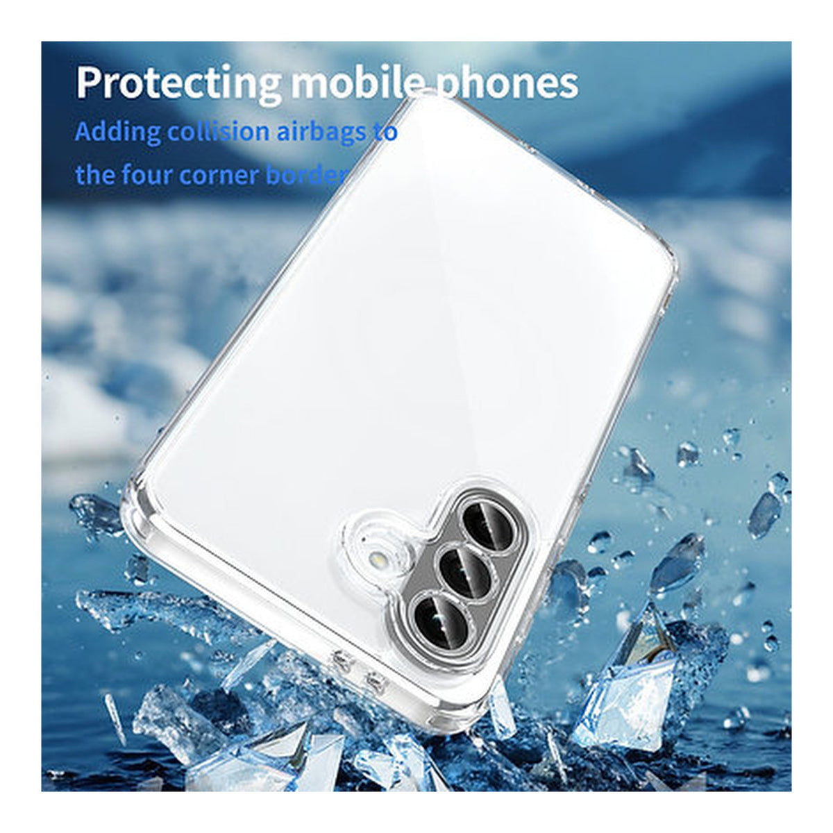 Tuff-Luv EdgeGuard Bumper Case for Samsung Galaxy A37 Clear MF4596