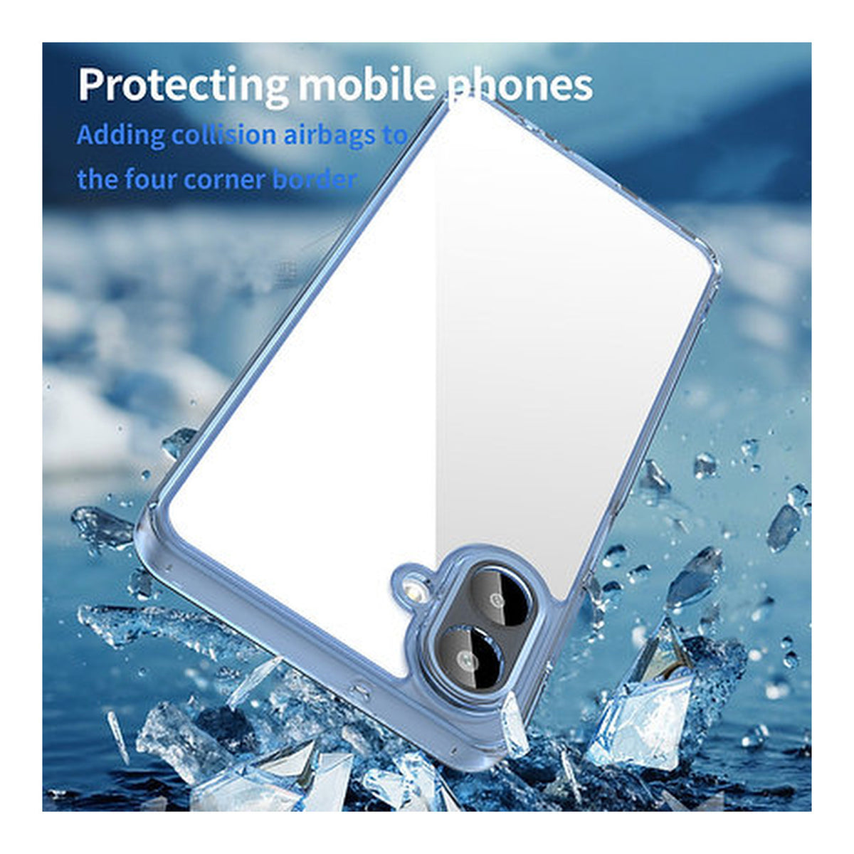Tuff-Luv EdgeGuard Bumper Case for Samsung Galaxy A07 Blue MF4601