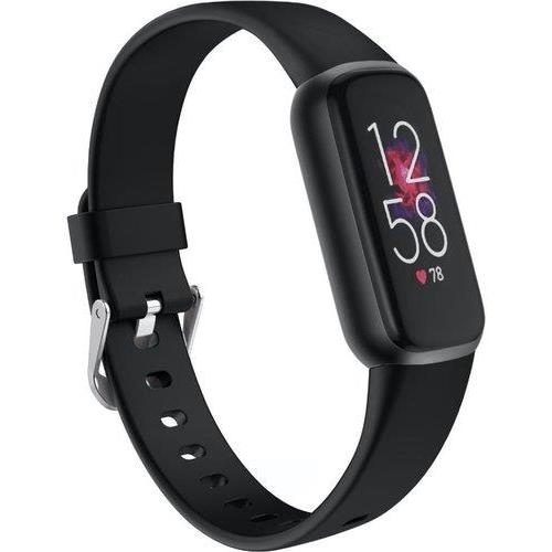 TuffLuv Smart Watch Strap for Fitbit Luxe Small Black MF509
