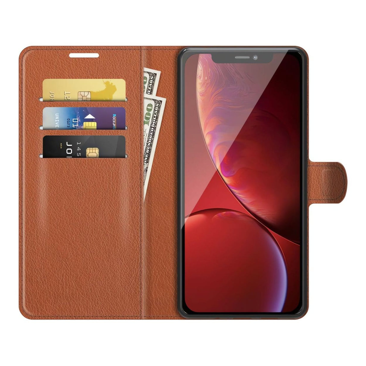 Tuff-Luv Executive Folio Case and Stand for Apple iPhone 13 - Brown MF633