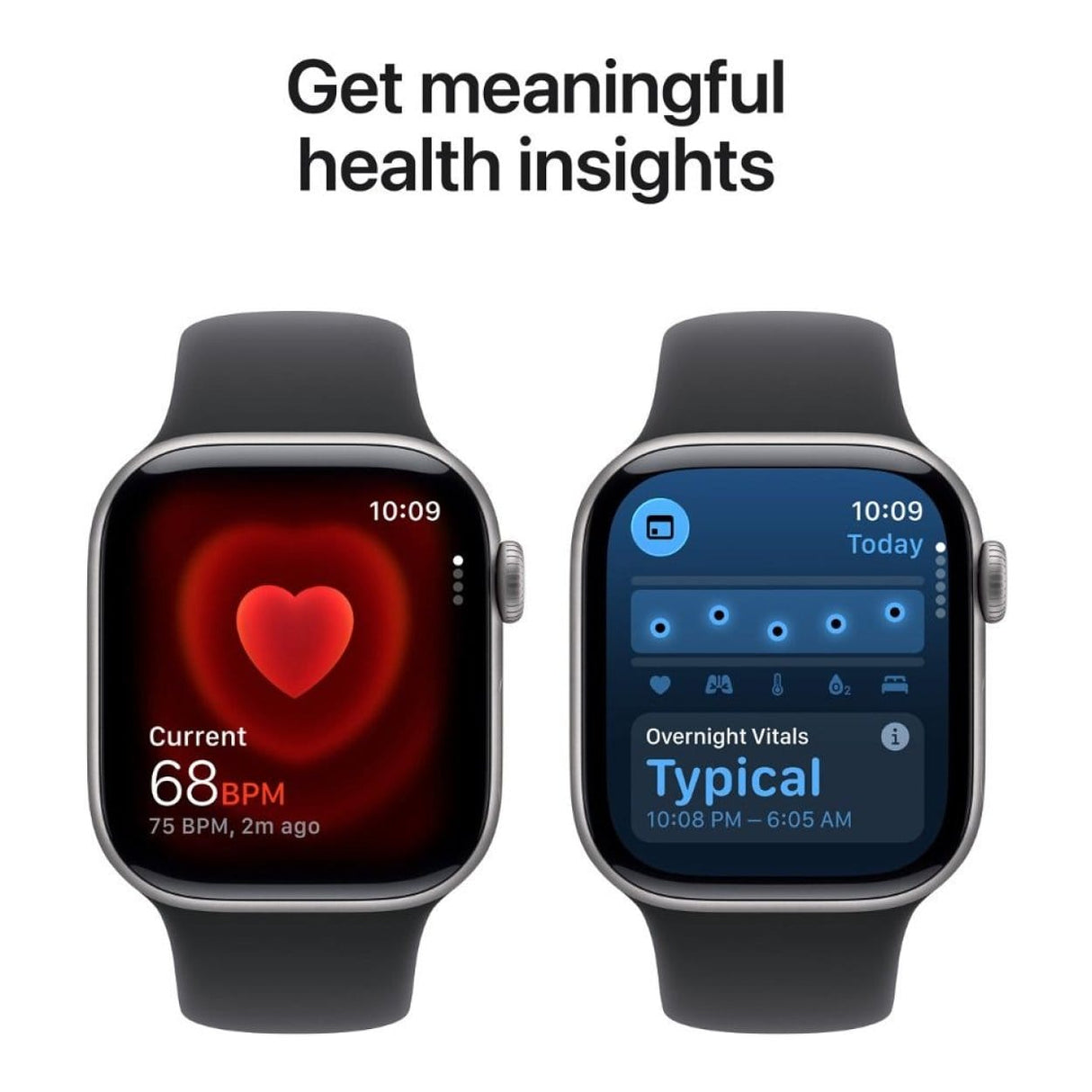 Apple Watch Series 11 GPS + Cellular 42mm Space Grey Aluminium Case with Black Sport Band M/L MF8C4AF/A