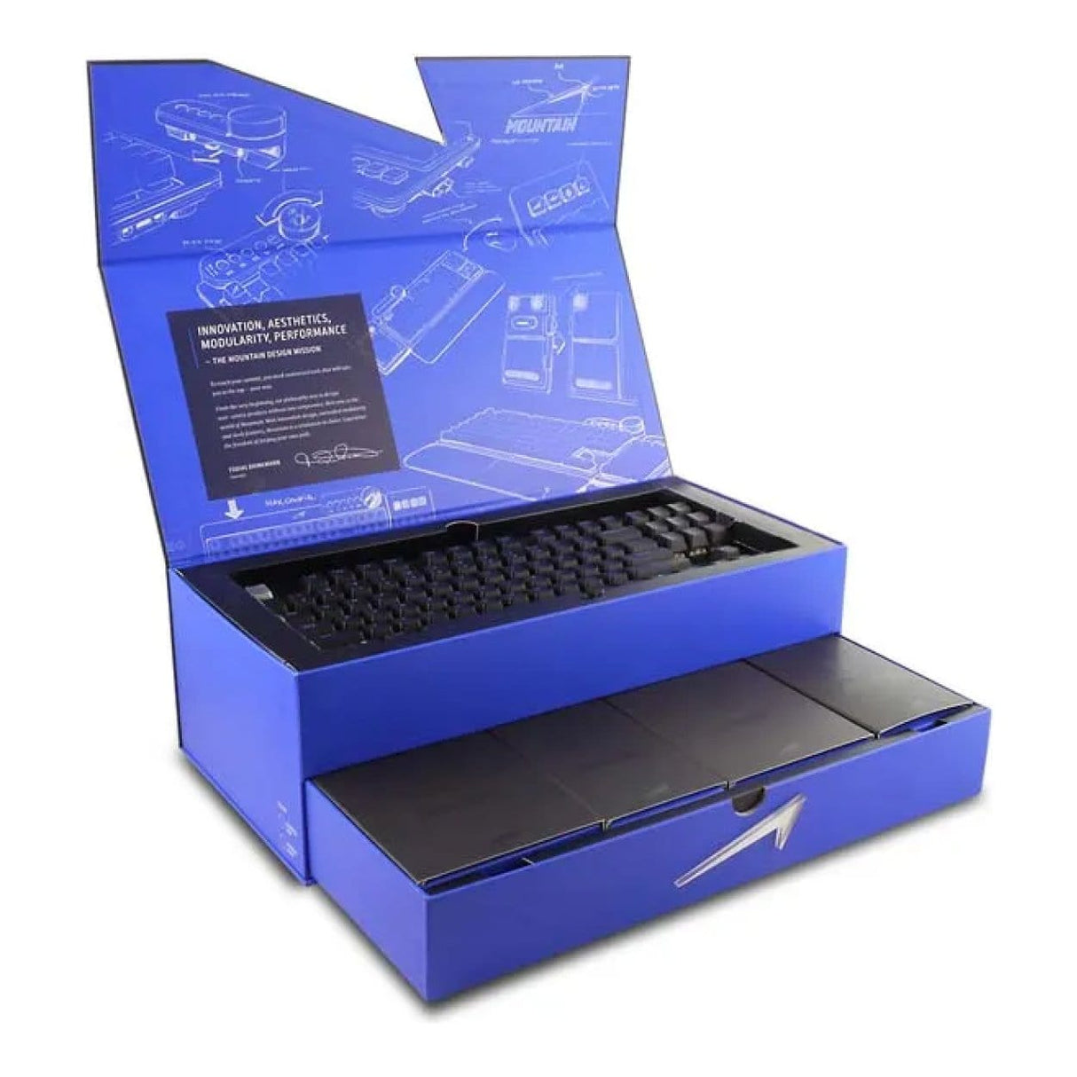 MOUNTAIN Everest Max Wired RGB Gaming Keyboard with MX Red Switches - Black