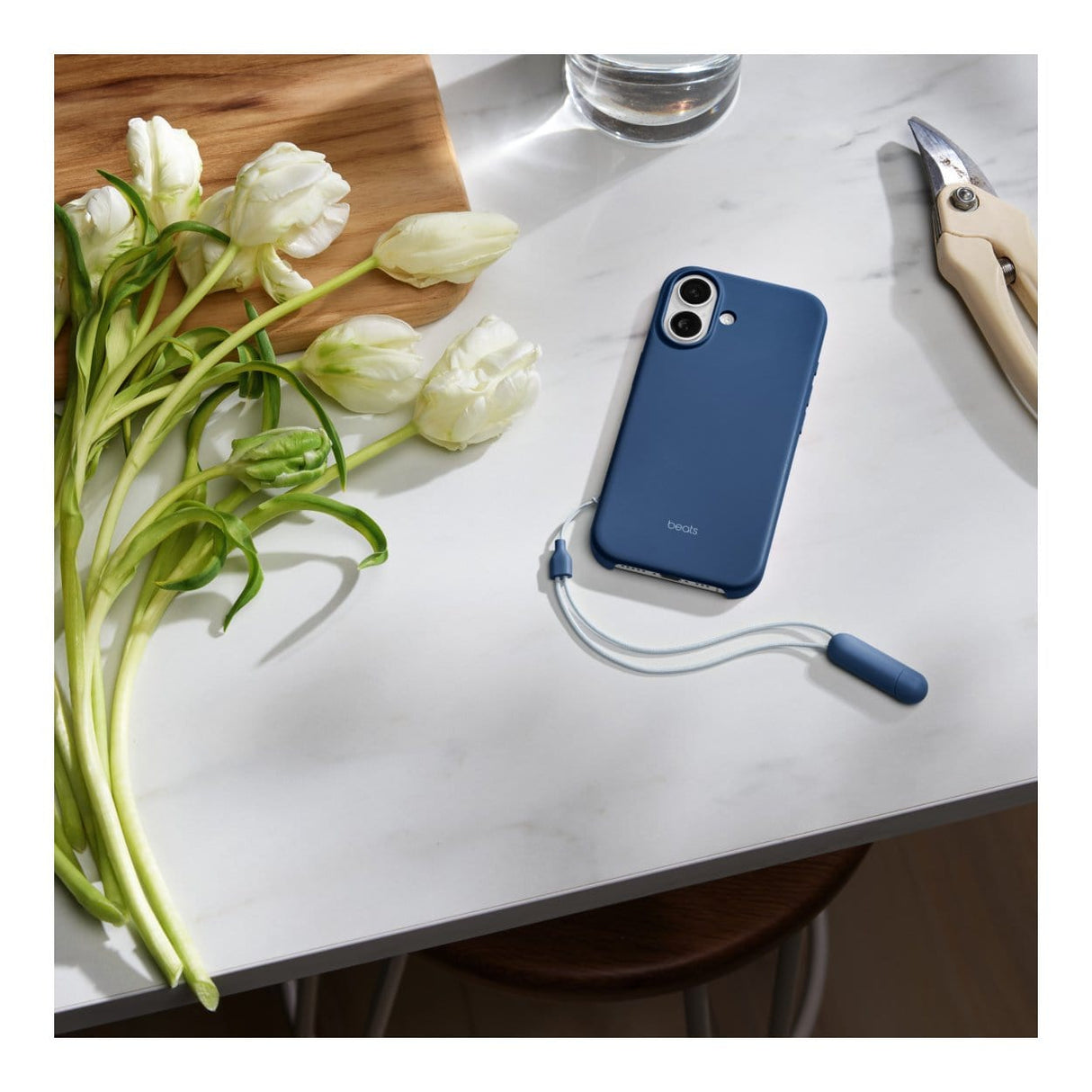 Apple Beats iPhone 17 Kickstand Bedrock Blue Case with MagSafe and Camera Control MGTM4LL/A