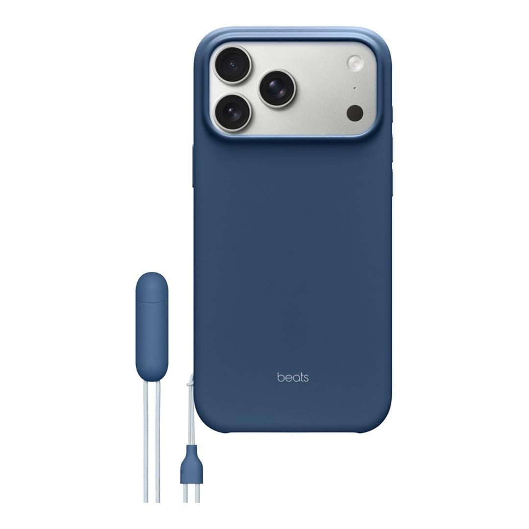 Apple Beats iPhone 17 Pro Max Kickstand Bedrock Blue Case with MagSafe and Camera Control MGTR4LL/A