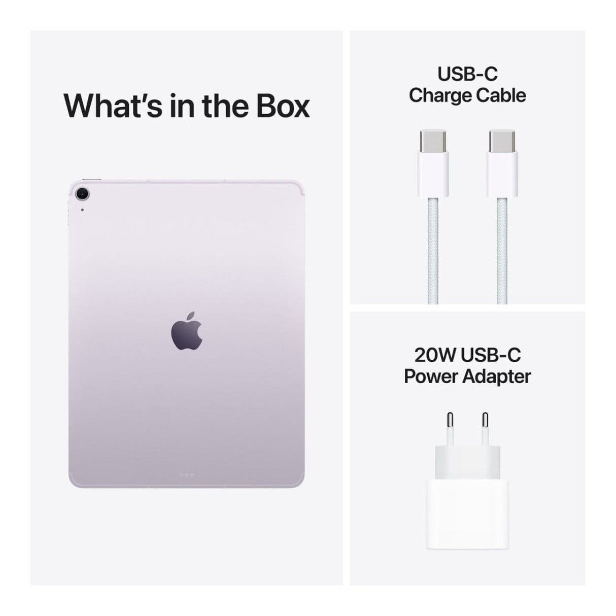 Apple iPad Air 13-inch Tablet - Apple M4 128GB ROM 12GB RAM Wi-Fi Cellular iPadOS 26 Purple MH9G4QA/A
